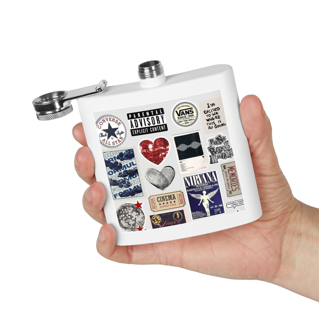 Stainless Steel Flask, 6oz