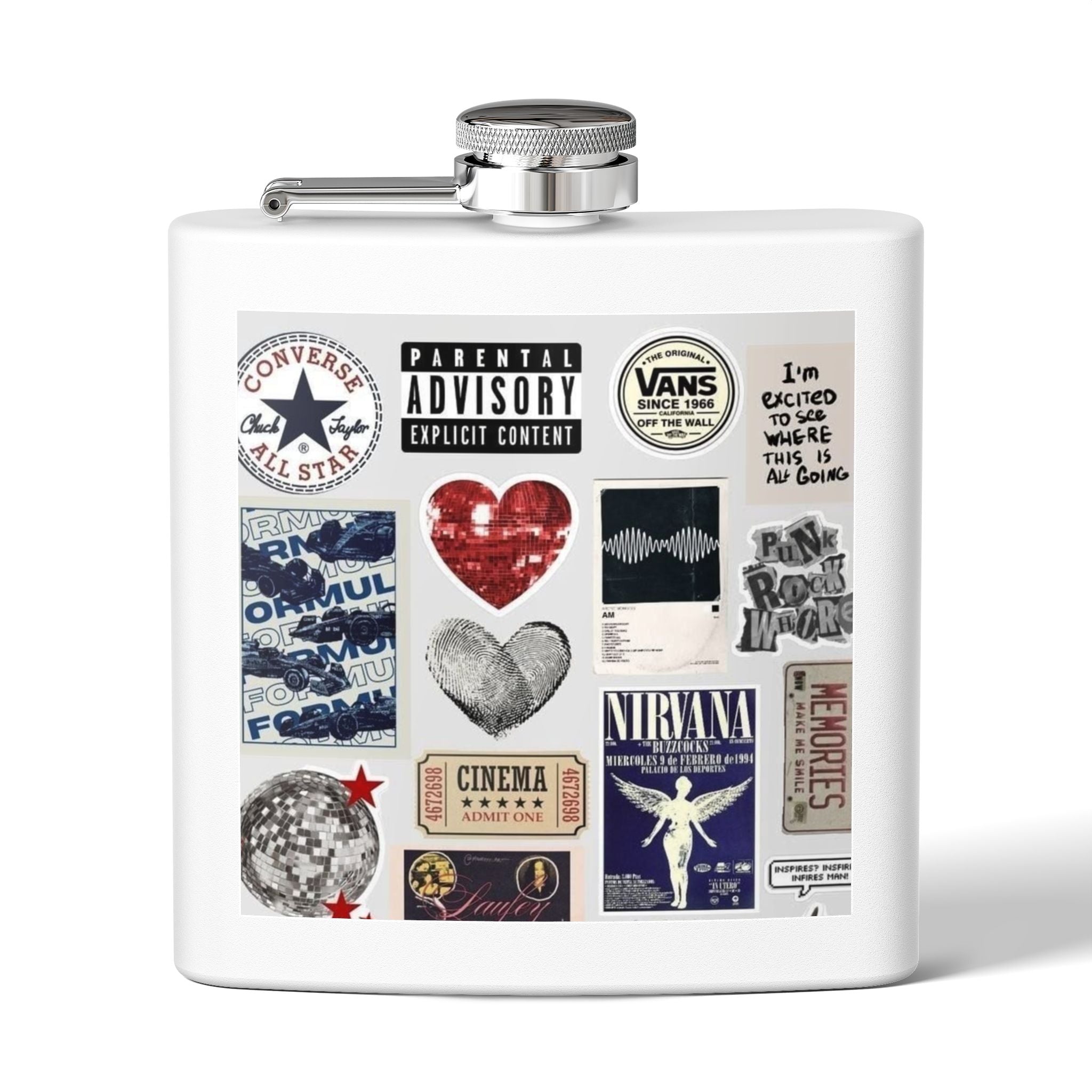 Stainless Steel Flask, 6oz