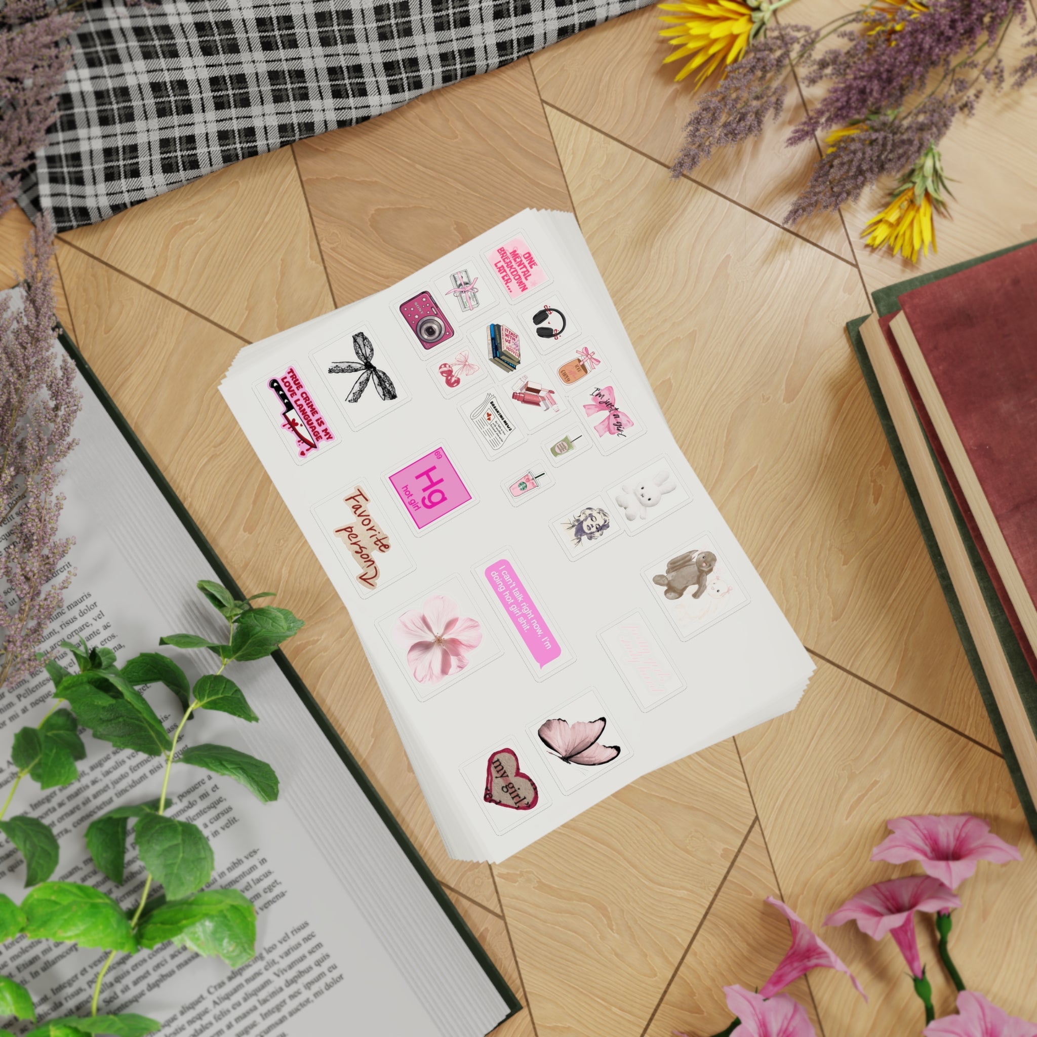 Sticker Sheet Bundle, 10pcs